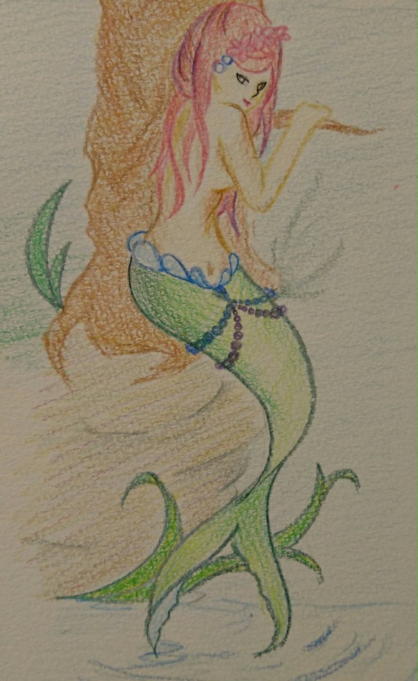 水辺と人魚