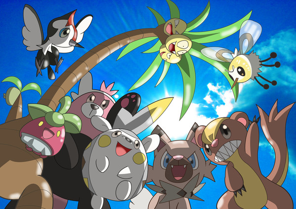 アローラ地方のポケモンたち