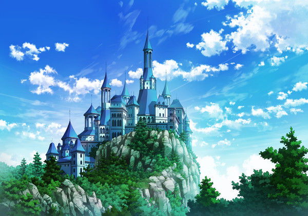 城のある風景