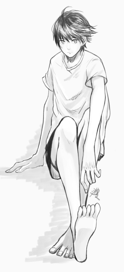 部活の休憩中