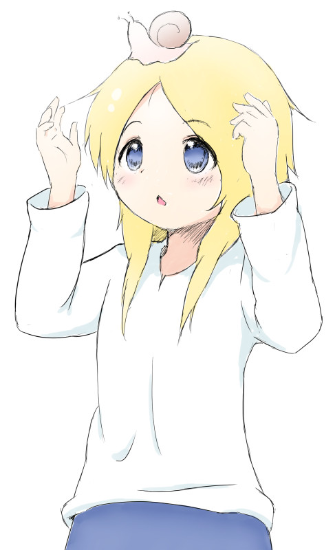 かたつむり＋少女
