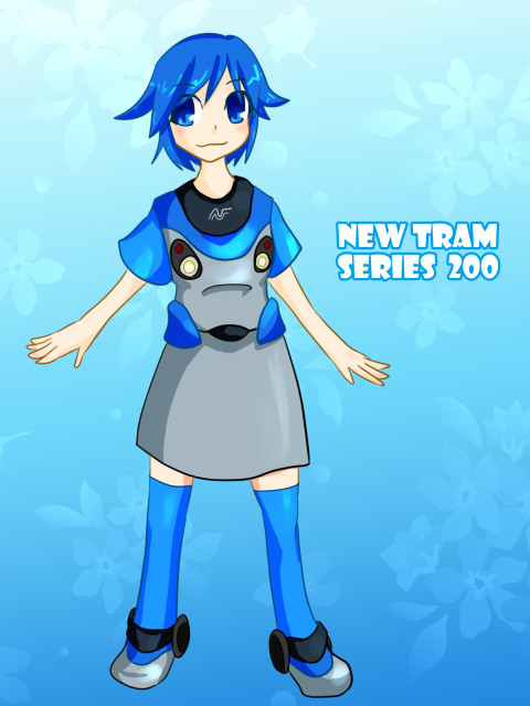 【擬人化】ニュートラム200系