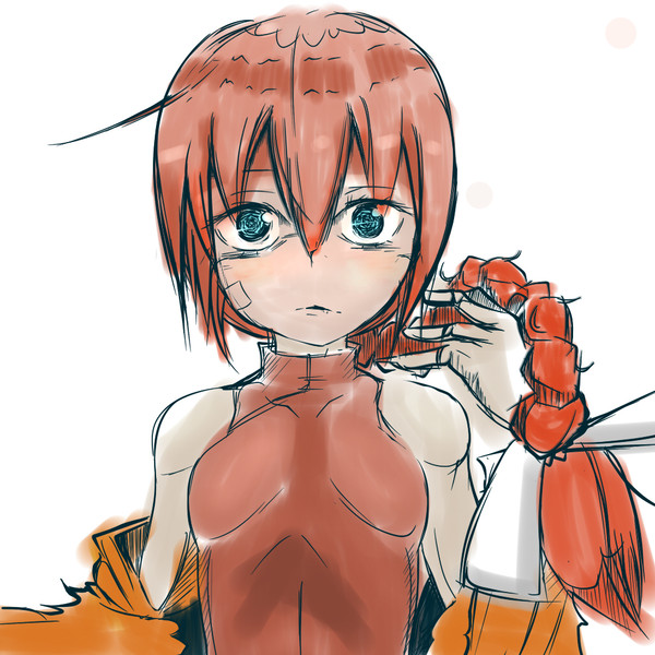 赤モン子さんを描いただけ。