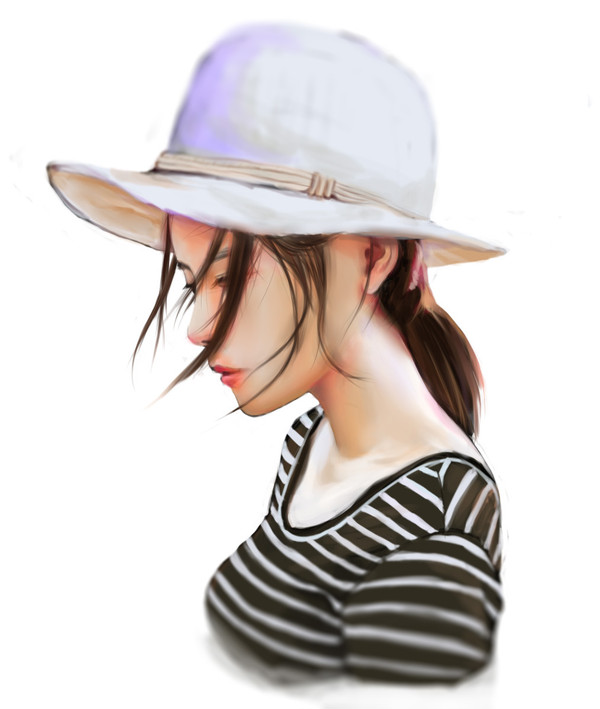 侧脸