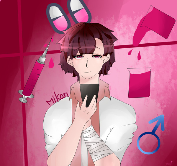 mikan genderbend