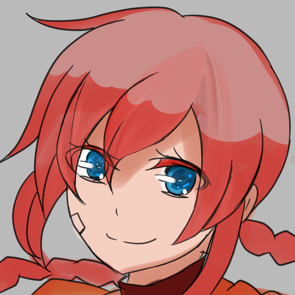 赤モン子さんを描いてもらっただけ。