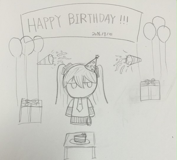 ミクちゃんの 誕生日！(Miku's Birthday!)