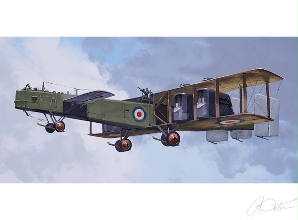 爆撃機の絵