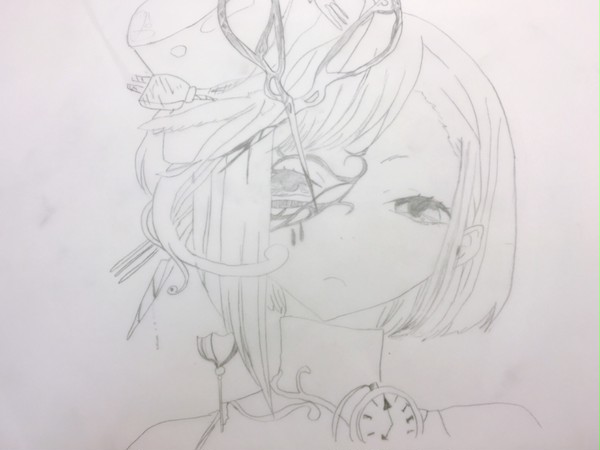 れをる極彩色模写してみた