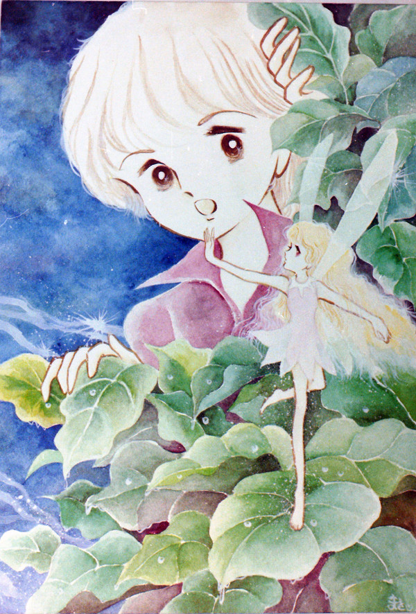 葉影の妖精
