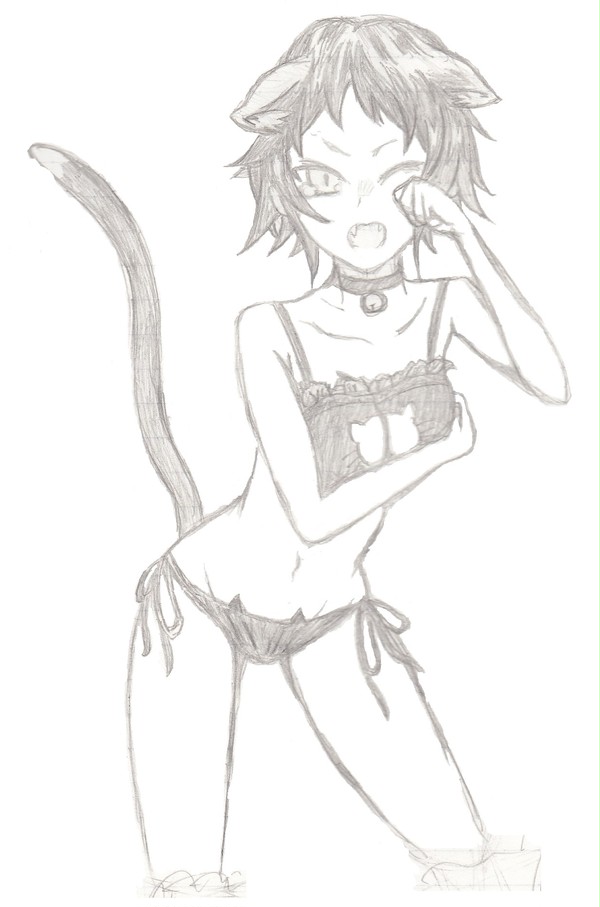 夜々ちゃん 猫水着Ver.