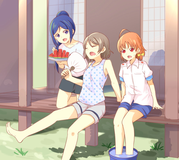 夏の日、残像