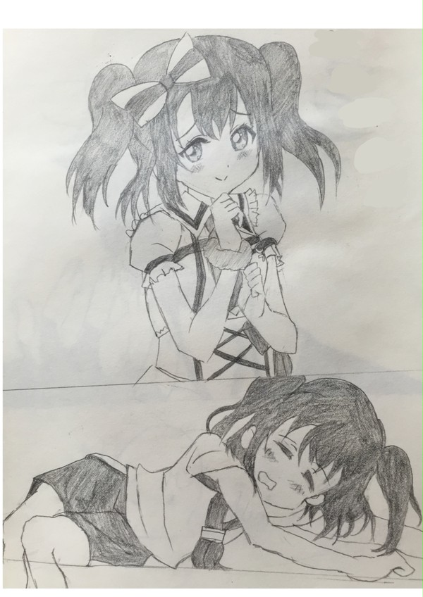 ラブライブ、ラブライブサンシャイン模写