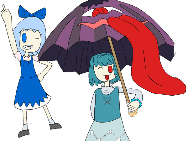 Cirno and Kogasa