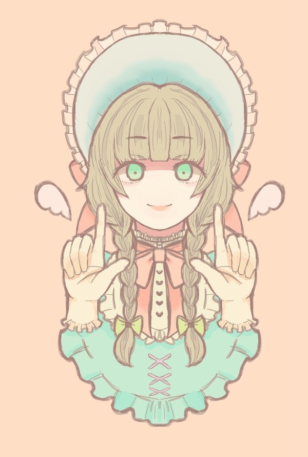 フリルと少女