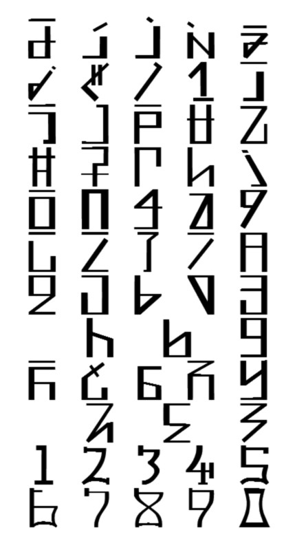 イ文字フォント