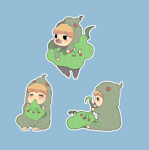 ほとんどあらたか と もぶくん すこしえくぼ
