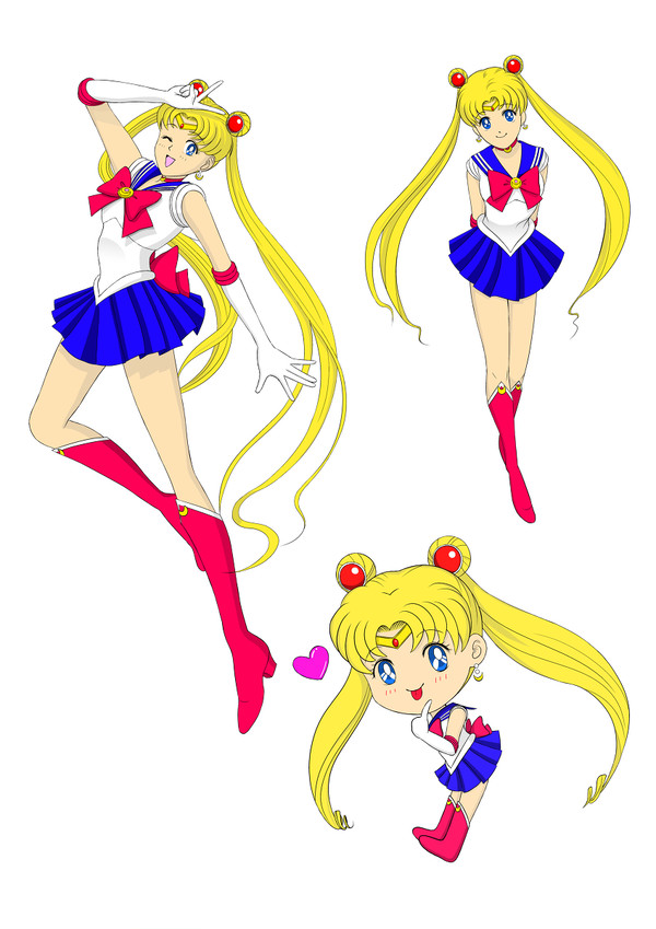 3種類のセーラームーン