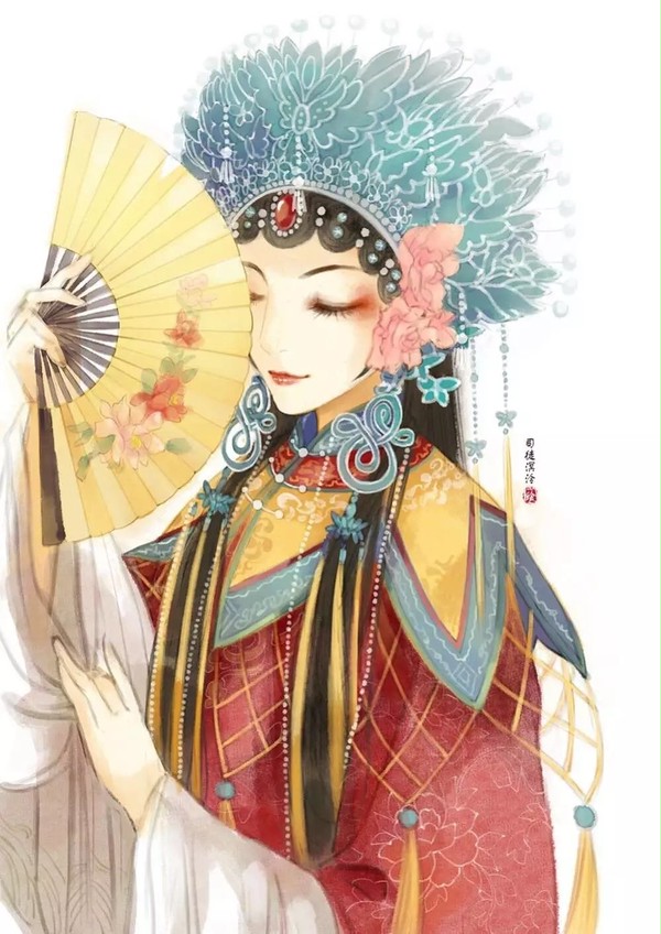 奇迹暖暖同人图——云端  司徒溟泠绘制