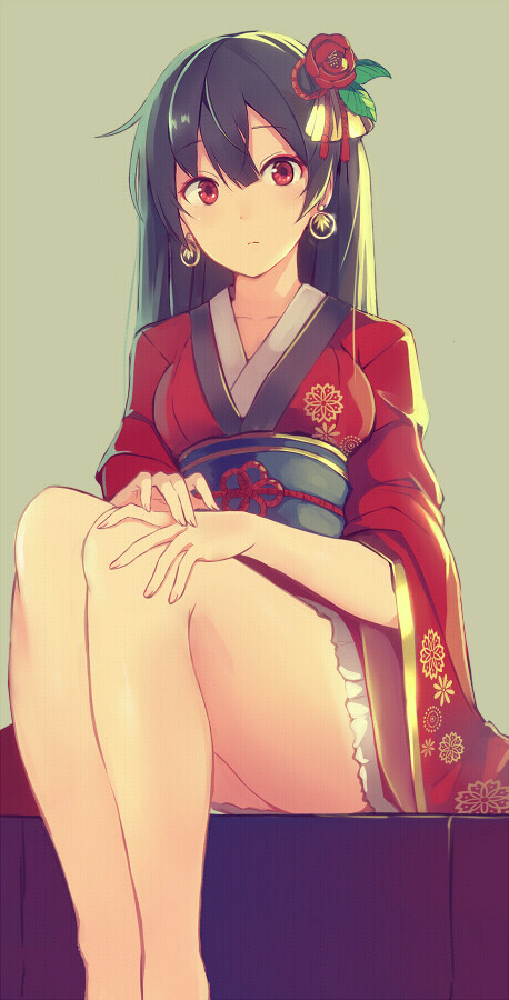 和服女子