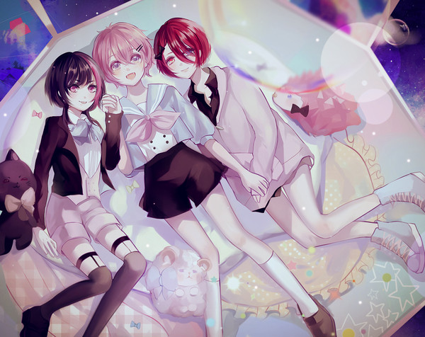 \(*・∀-)☆ヽ(*＞ヮ＜)ﾉヽ（●´-｀●）ﾉ