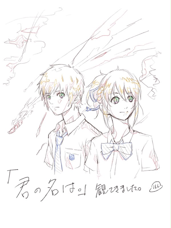 君の名は観てきました。