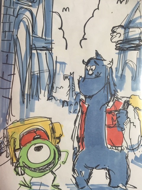 Monsters University sketch.