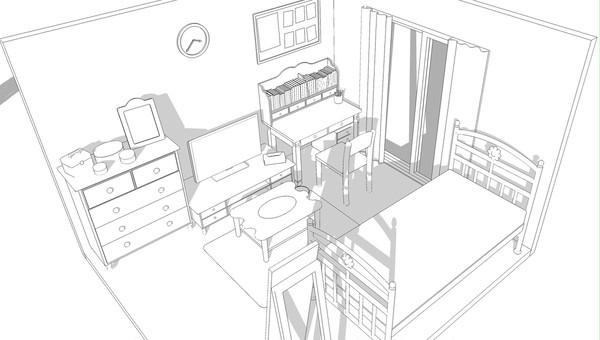 3D制作作品(スケッチアップ使用)
