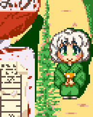 バス停で旦那様を待つしろちゃん