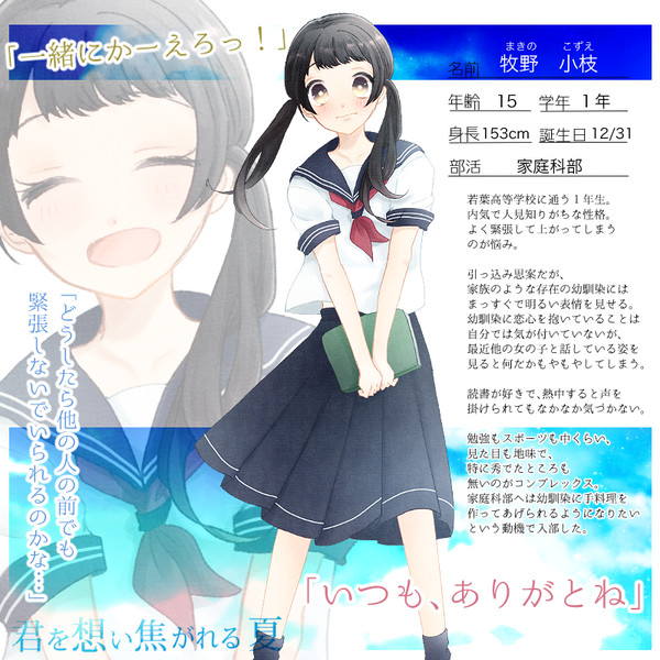 【君想い】牧野 小枝【名簿】