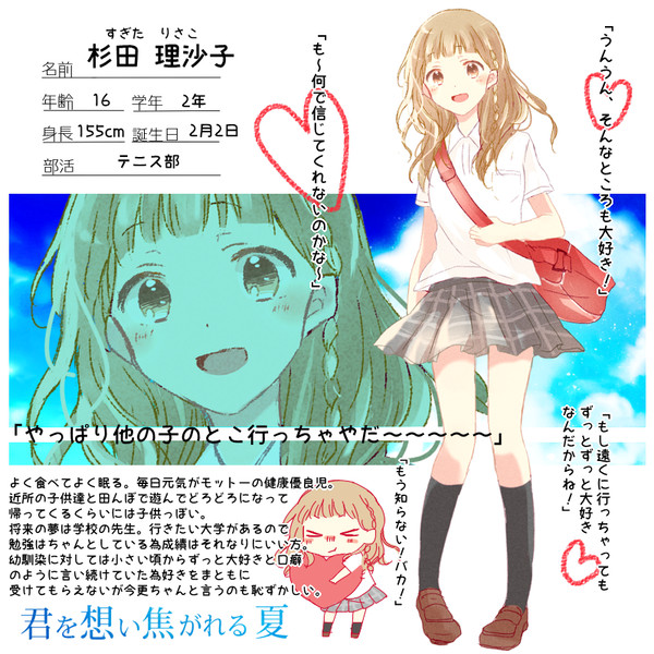【君想い】杉田 理沙子【名簿】