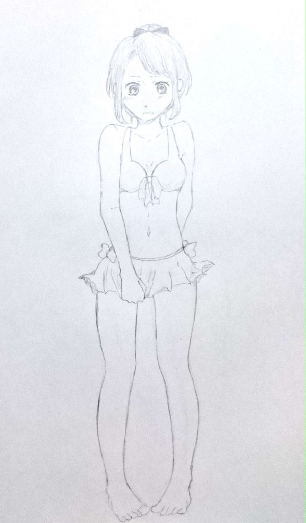 水着女子