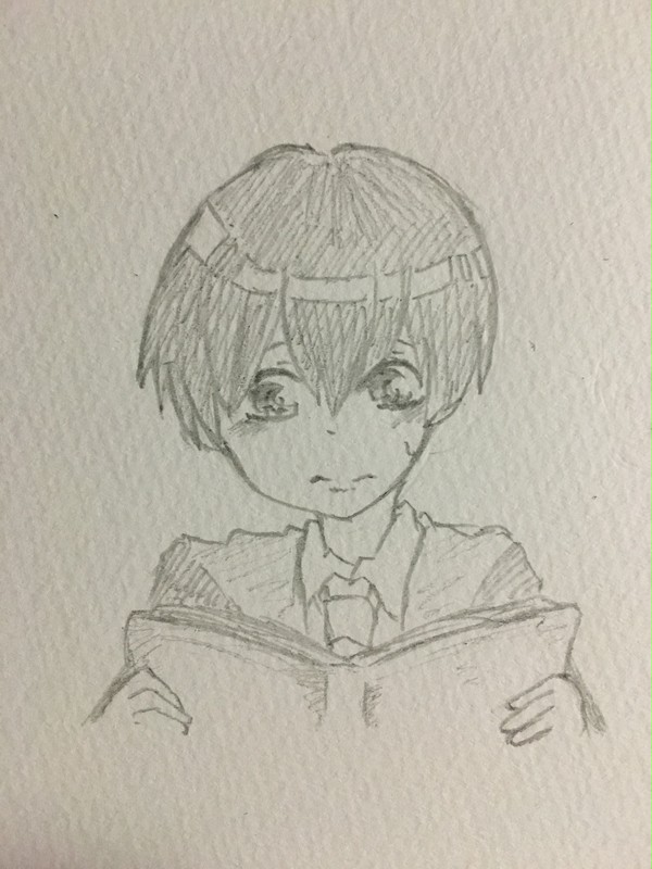 本を呼んでいるレギュラス！