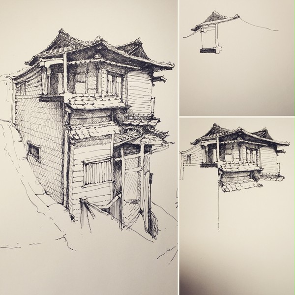 鋼筆速寫