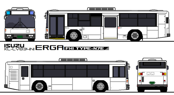 かっこいい方のエルガ Type-B