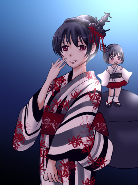 浴衣扶桑姉様