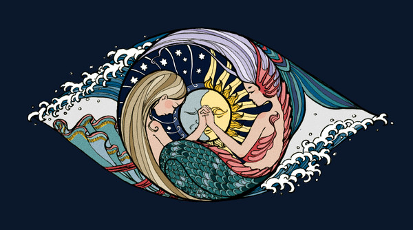 目の中の海