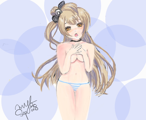 Kotori Minami #naked with パンツ