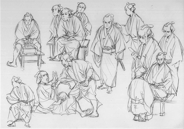 時代劇下絵（落書き12）