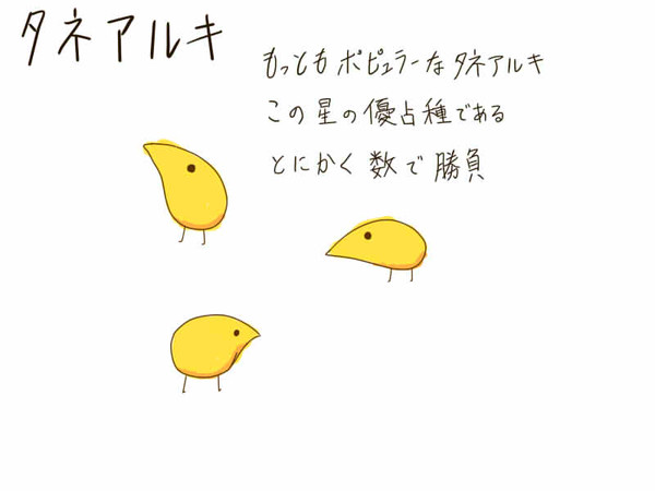 タネアルキ科の仲間たち