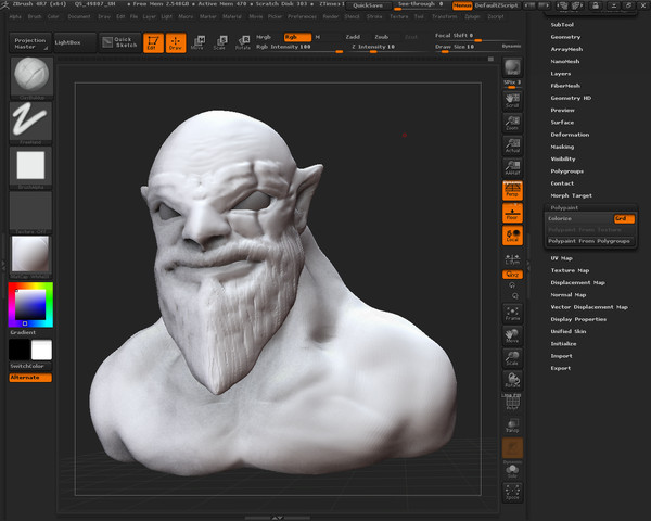 Human sculpt