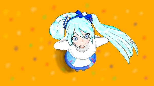 俯瞰ミク