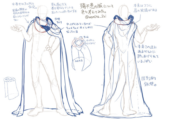 殤さんの服構造の考察まとめ