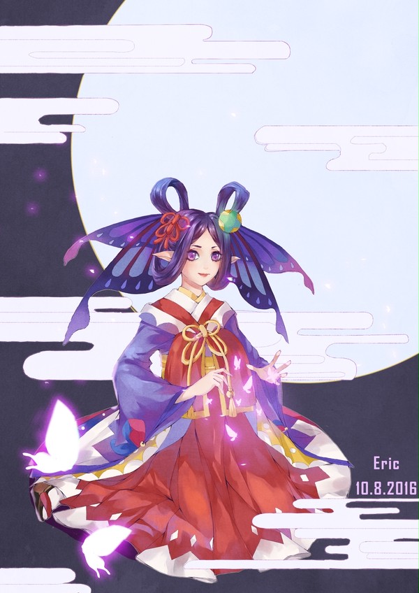 填色。。
