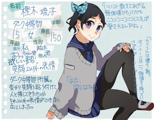 「たりいろ」樫木　琉子「学生証」