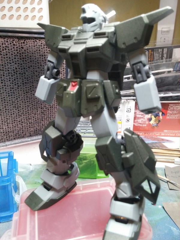 パワードジムカーディガン進捗