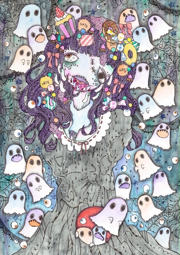 「頭、お菓子。」