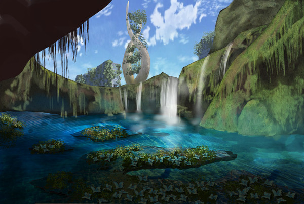 コンセプトアート 水場