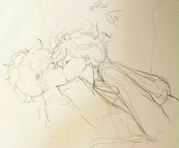 下書きキスシーン
