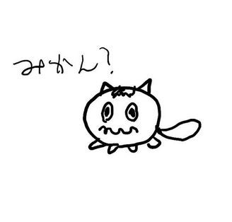 みかん箱の落書き
